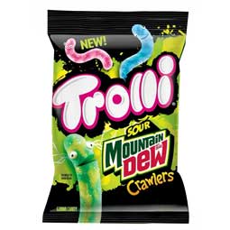 Trolli Sour Mountain Dew Crawlers 4.25oz Bag